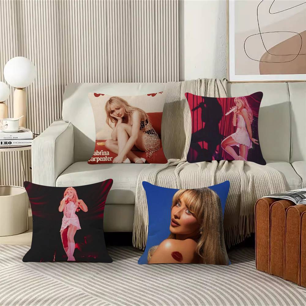 Home Textiles Inc - Fashion Singer S-Sabrina C-Carpenter Pillow Cover