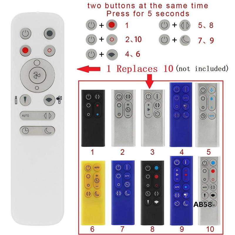 2X 10 In 1 Remote Control For  - đánh giá và giá Dyson Fan Am07