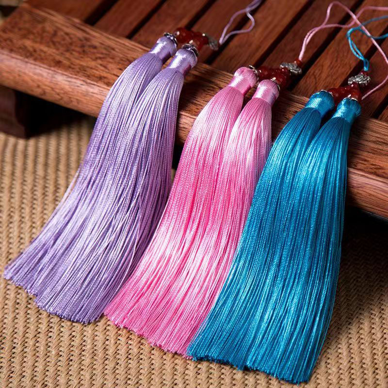 1/2Pcs 15cm Double Tassel Brus - đánh giá và giá Home Textiles Suppliers
